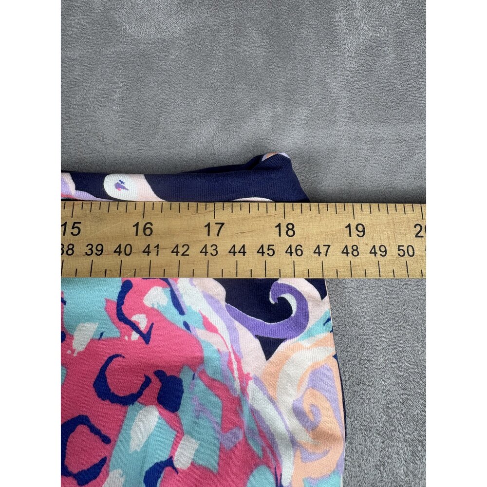 Lilly Pulitzer Off-Shoulder Long Sleeve Dress M - Vibrant Print - Picture 8 of 10